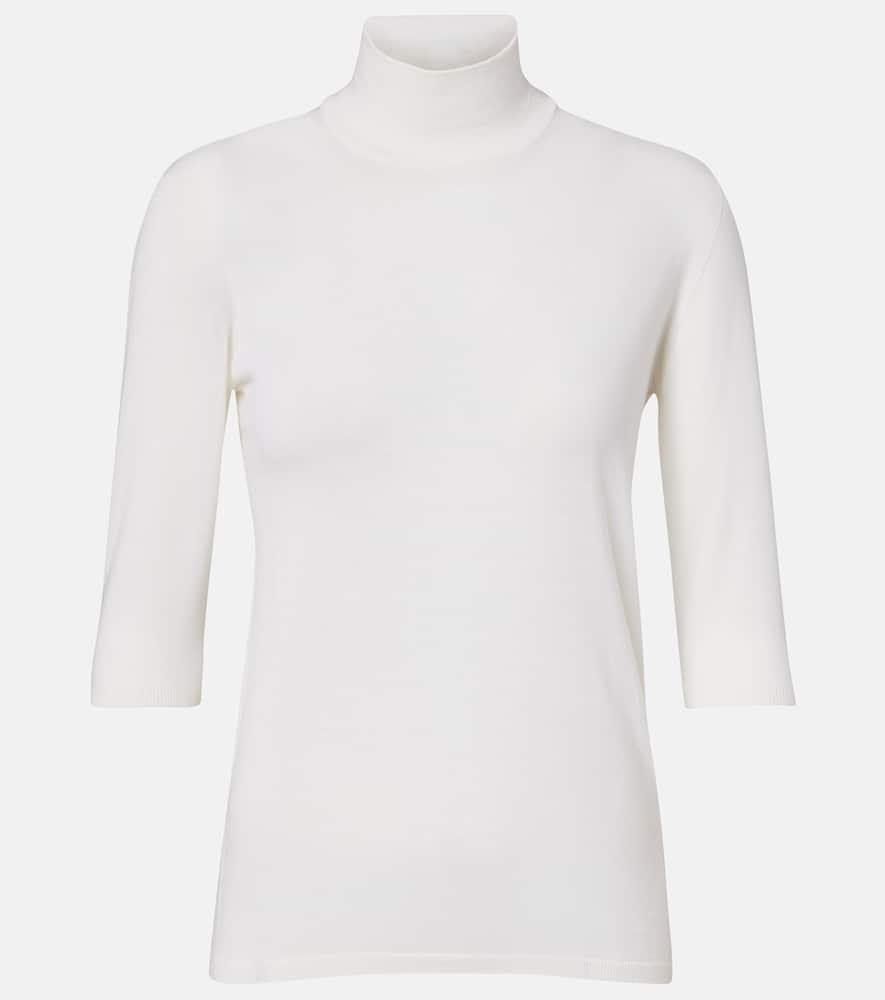 max mara boa virgin wool turtleneck top