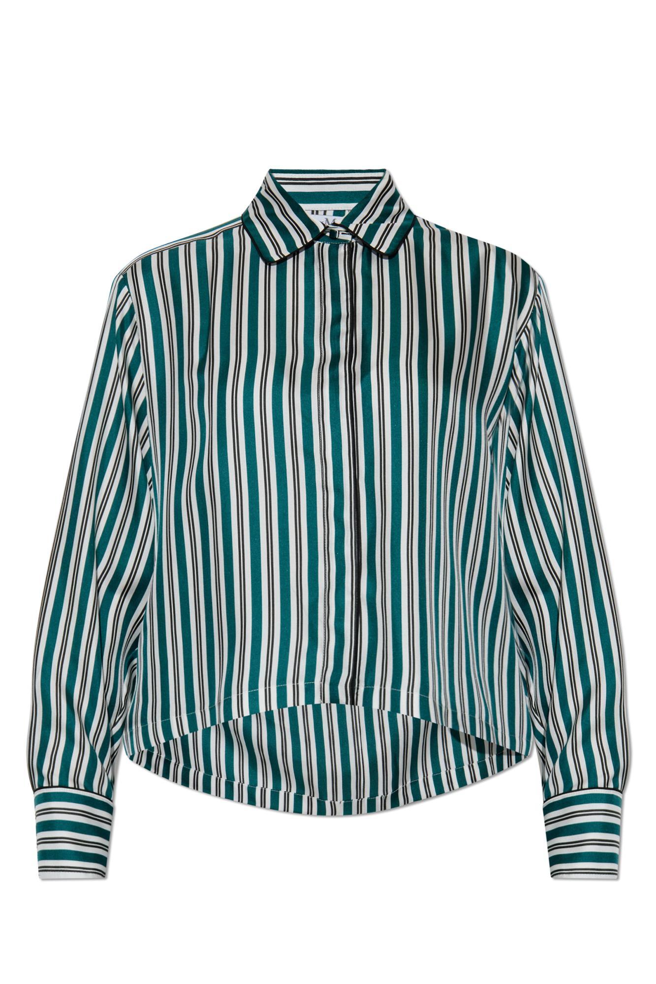 max mara brama silk shirt