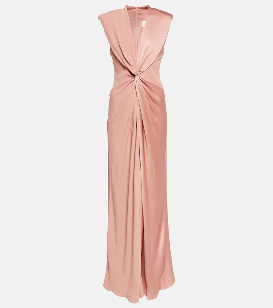 max mara bridal pilard gathered maxi gown