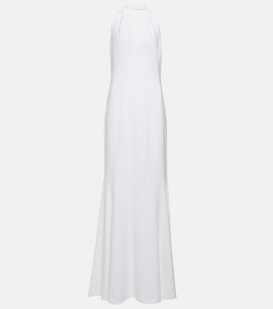 max mara bridal uranio halterneck gown