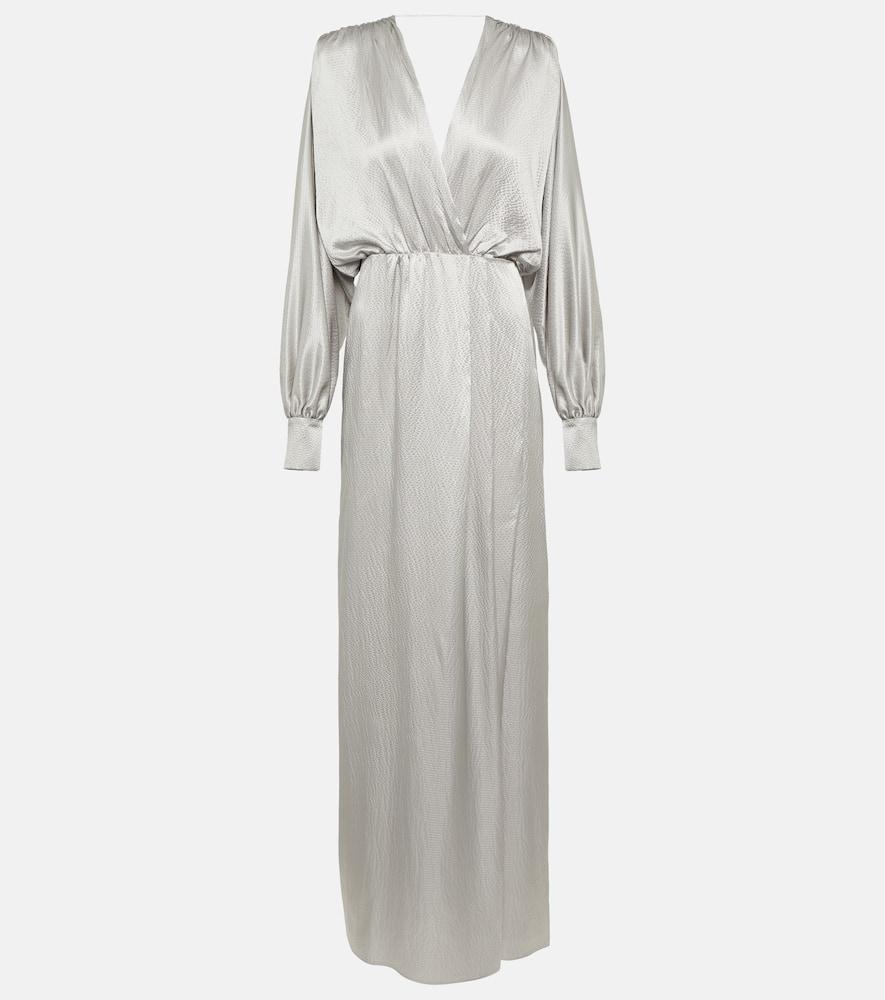 max mara bridal vociare silk satin gown