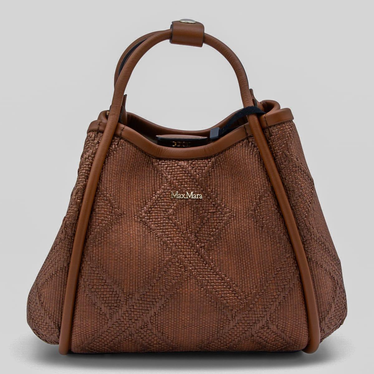 max mara brown marine xs satchel