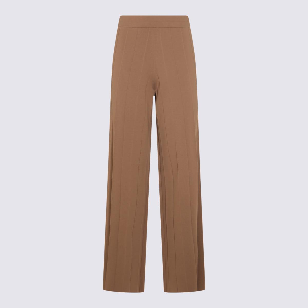 max mara brown viscose pants