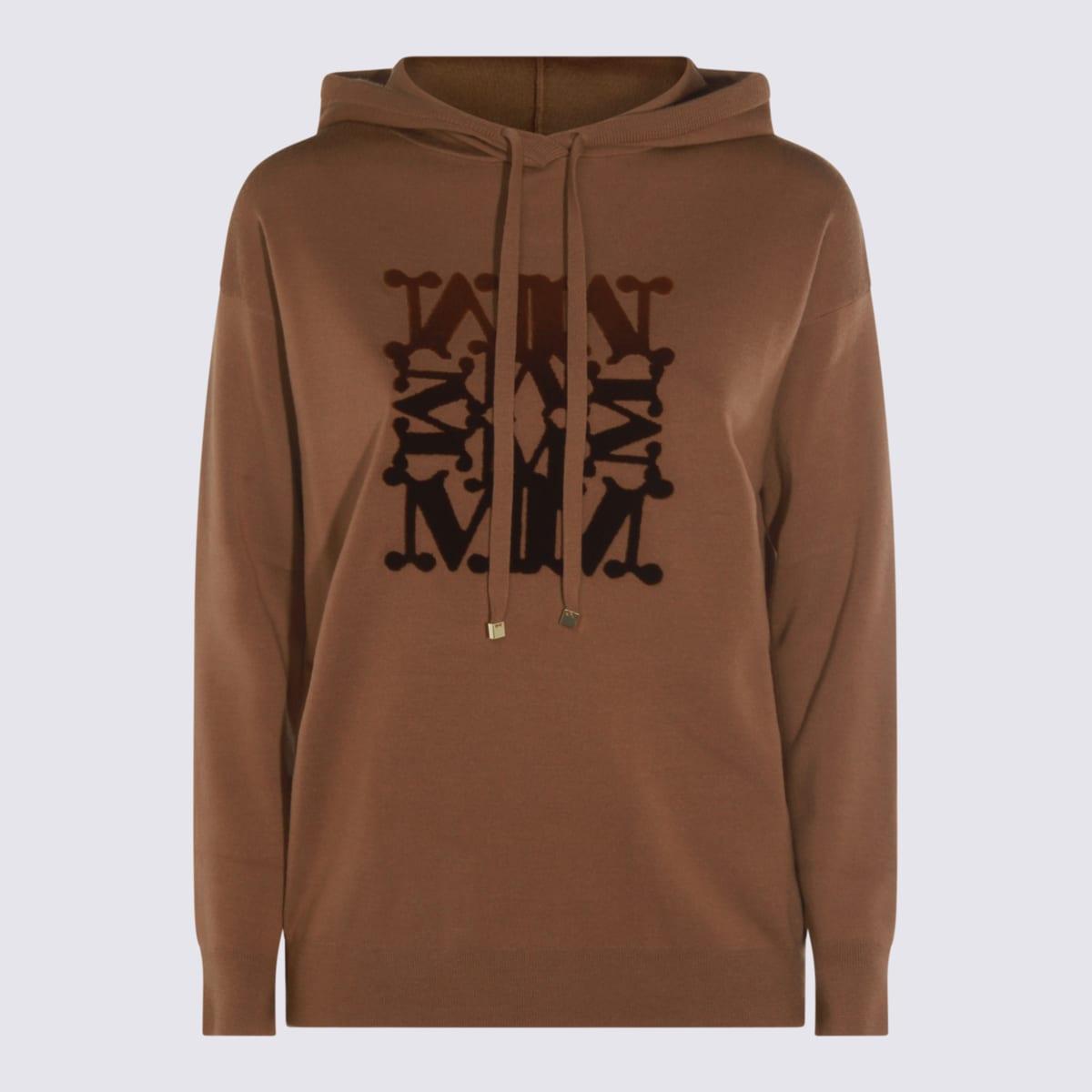 max mara brown wool taddeo sweatshirt