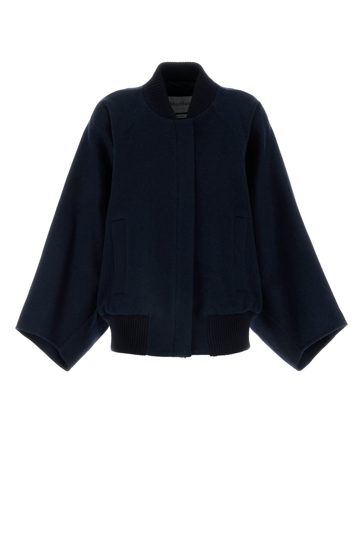 max mara button detailed long-sleeved jacket