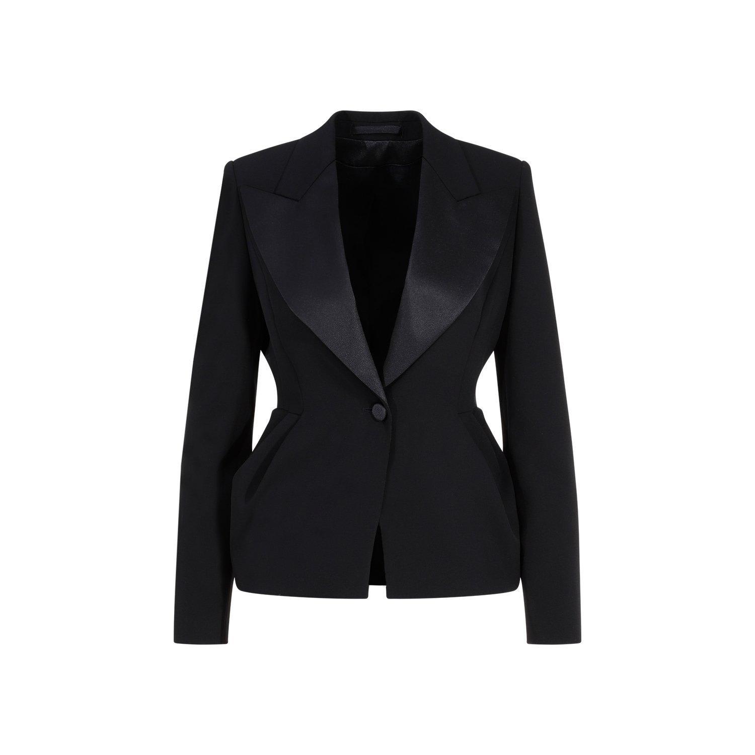 max mara buttoned long-sleeved blazer