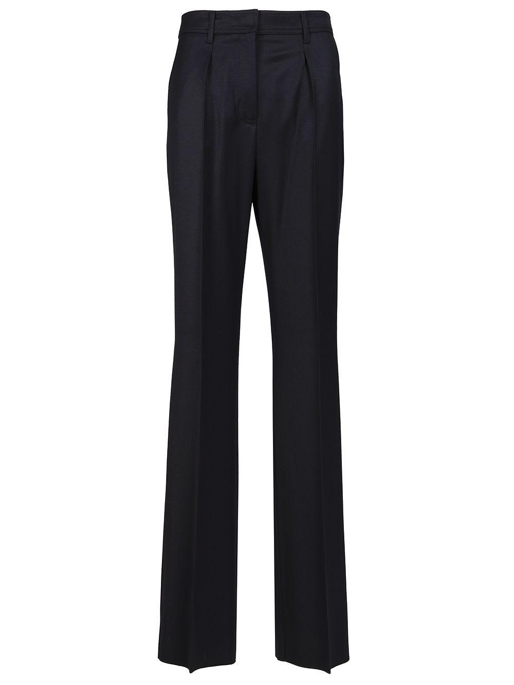 max mara cannes wide leg wool gabardine trousers
