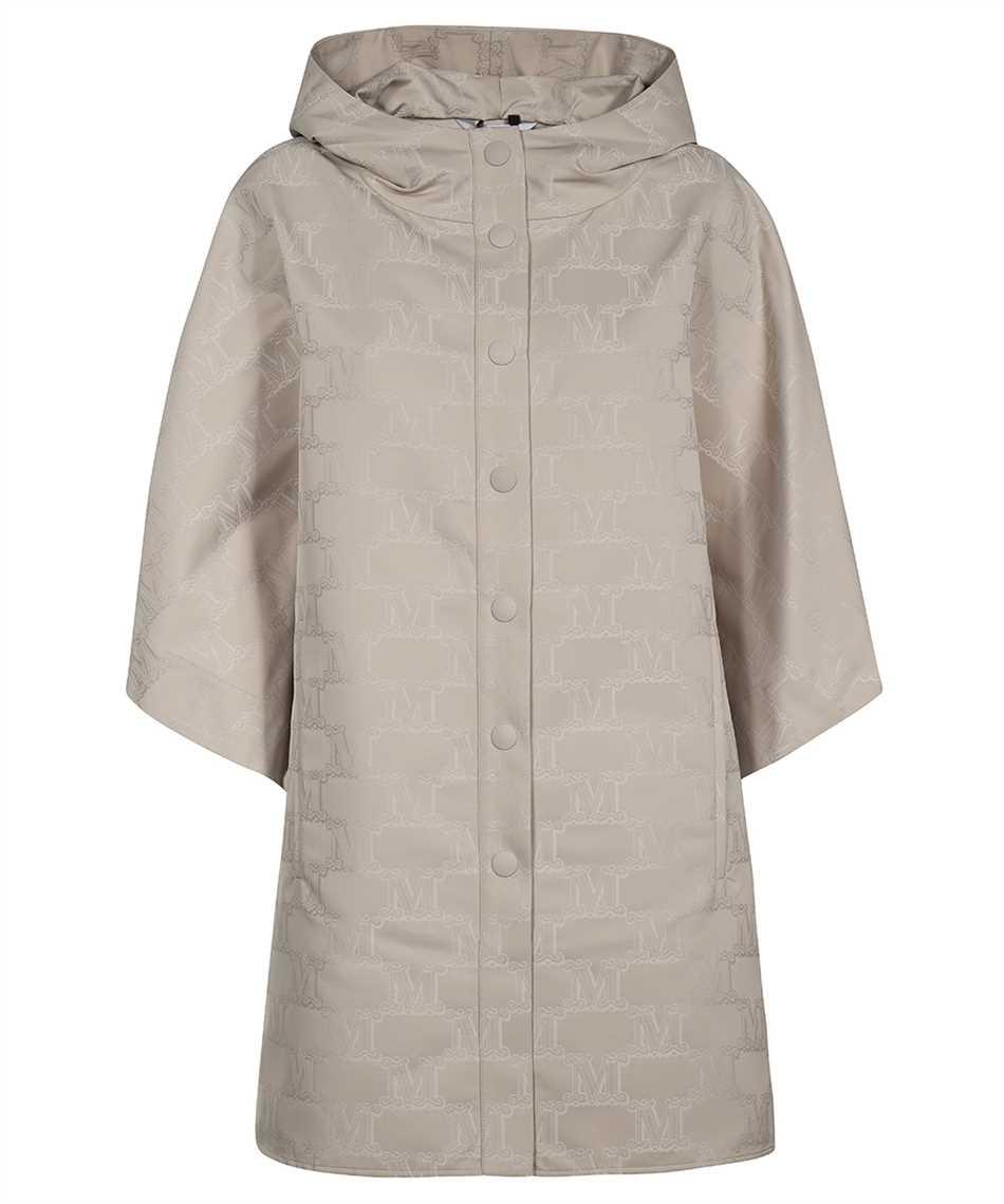 max mara cape with jacquard logo