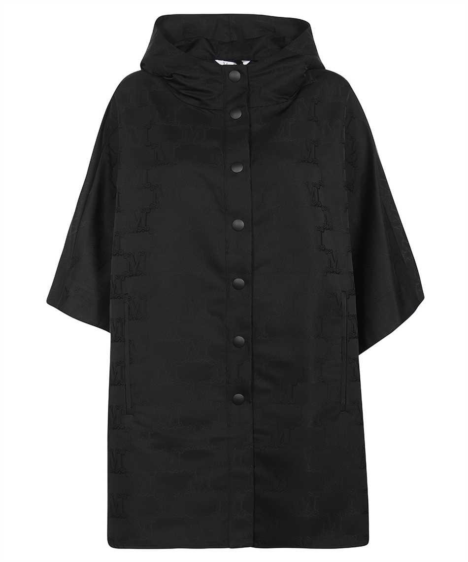 max mara cape with jacquard logo