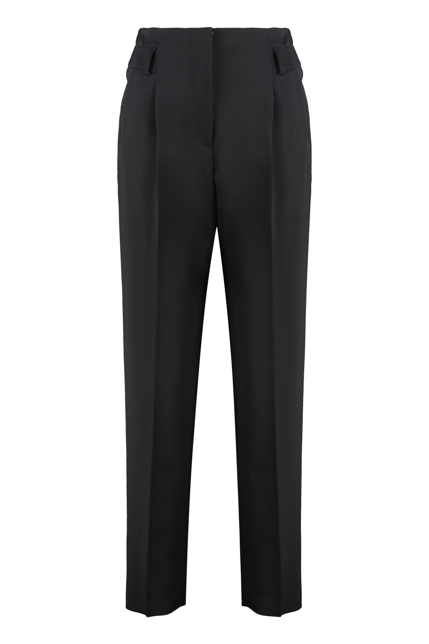 max mara celtico wool tapered-fit trousers