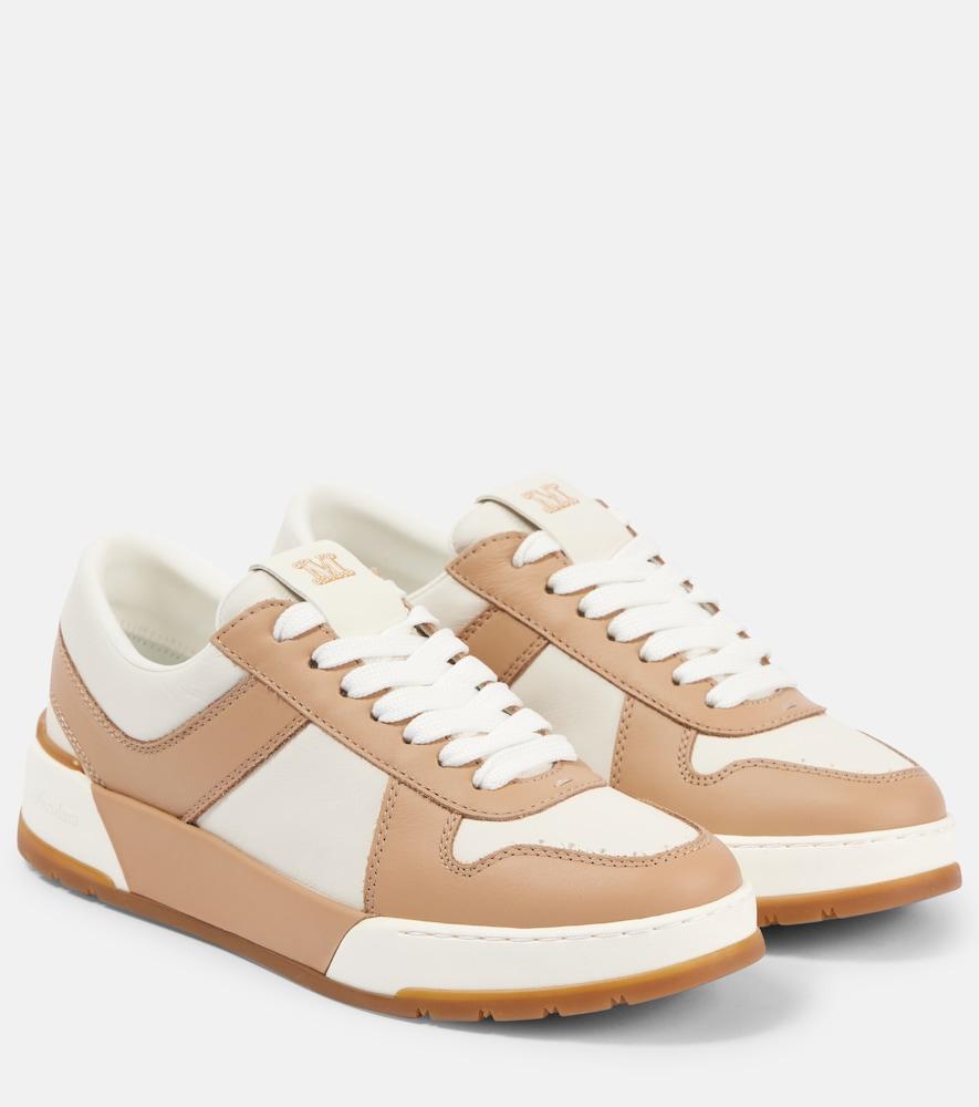 max mara chill leather sneakers