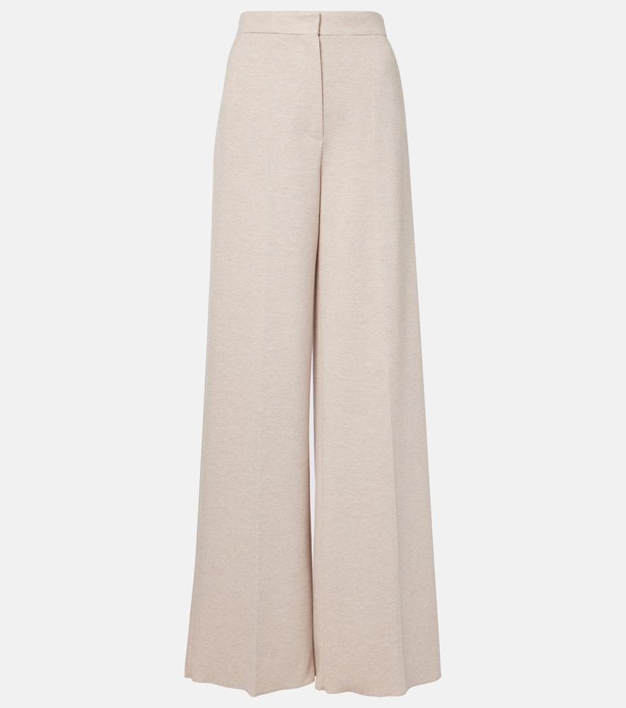 max mara corea cotton and wool jersey wide