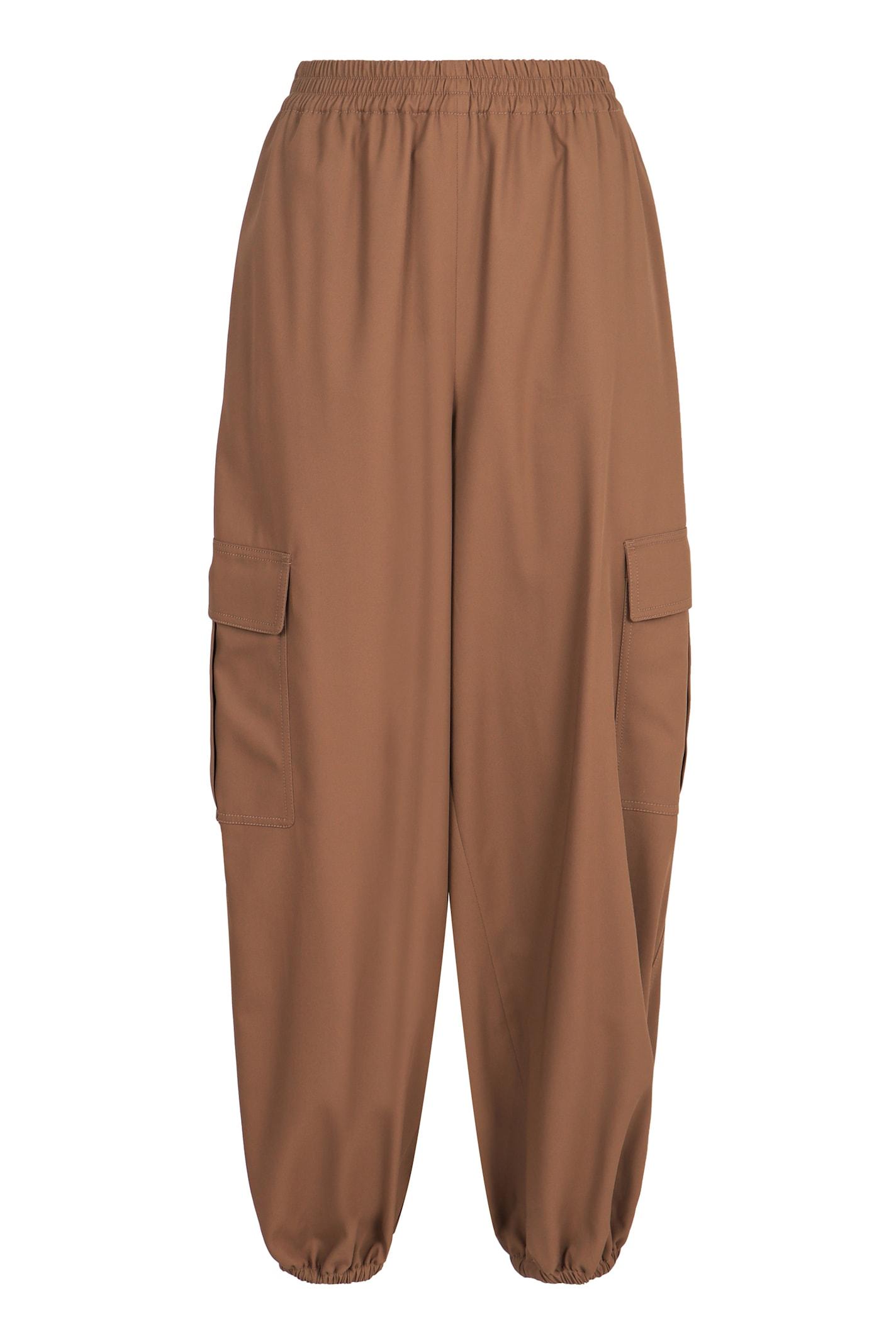 max mara cotton baggy trousers