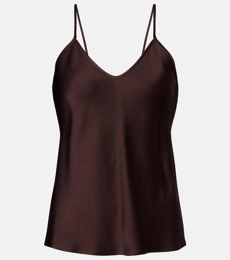 max mara crêpe satin camisole