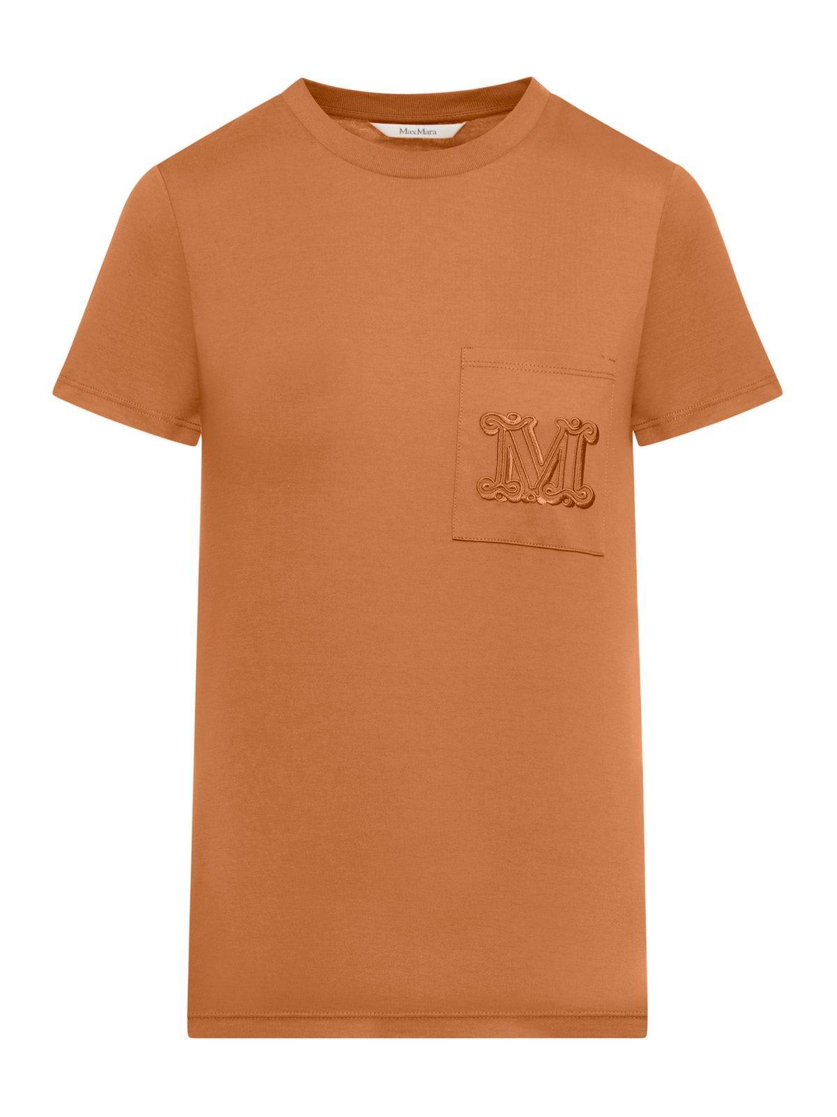 max mara crewneck short-sleeved t-shirt