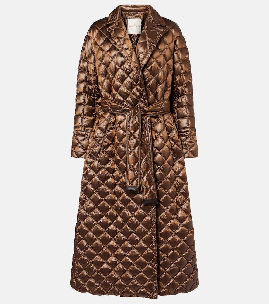 max mara cube spaces belted down coat