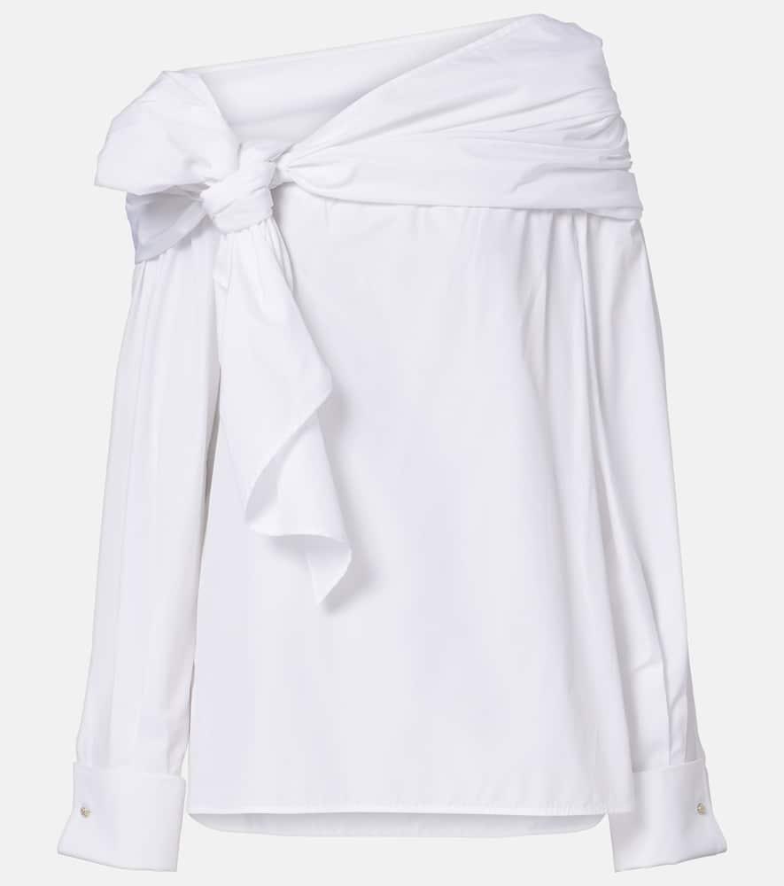 max mara curvone cotton blouse