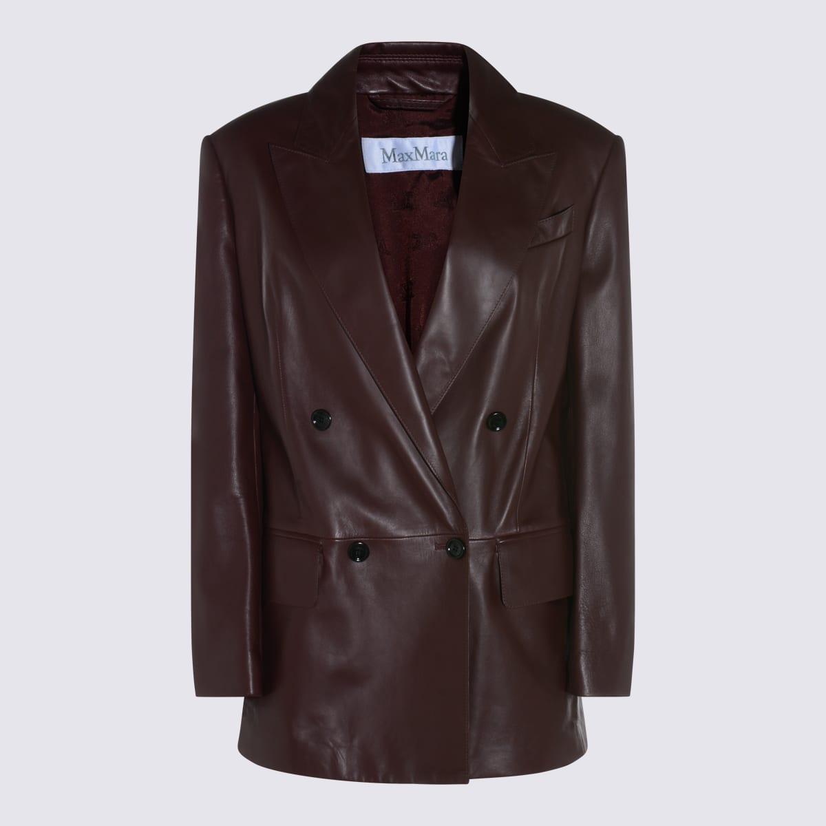 max mara dark brown blazer