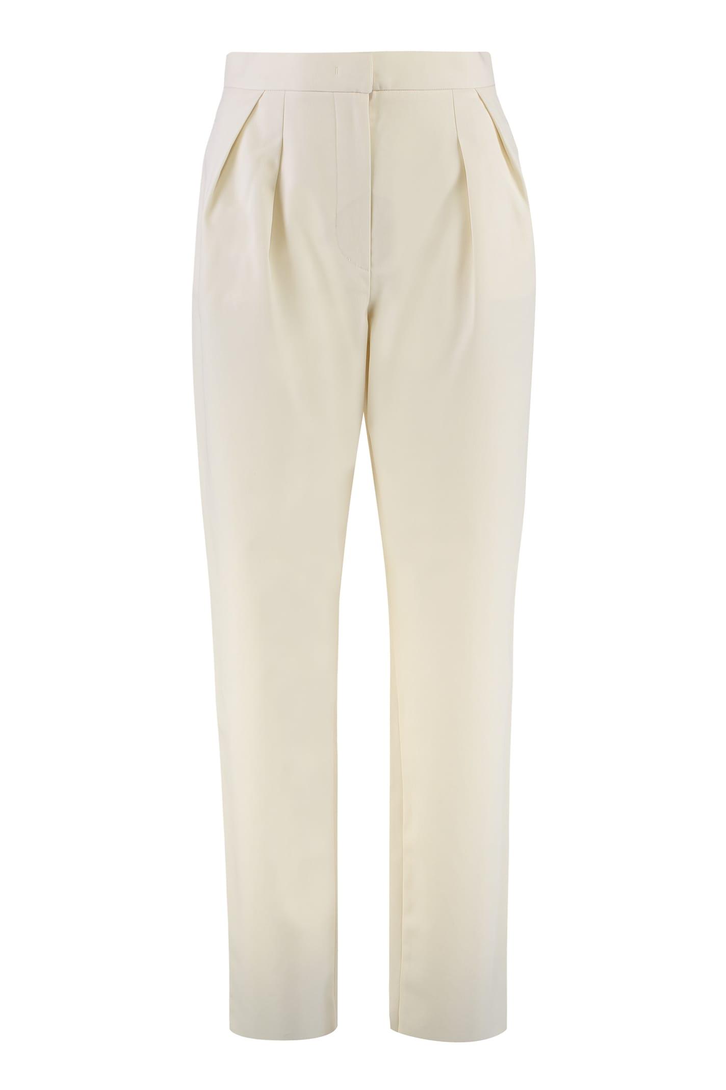 max mara dede carrot-fit cotton trousers