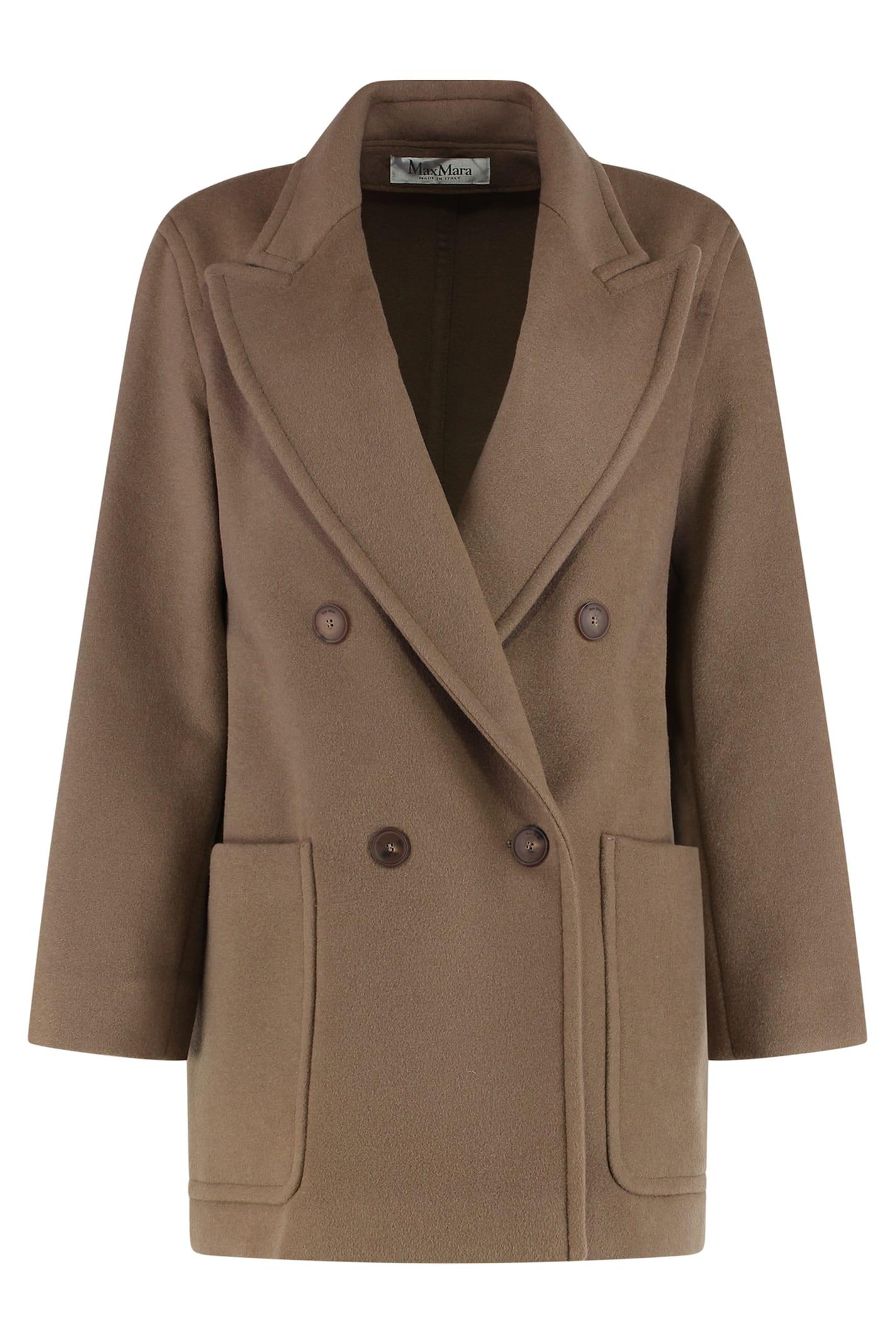 max mara deletta wool and cashmere coat