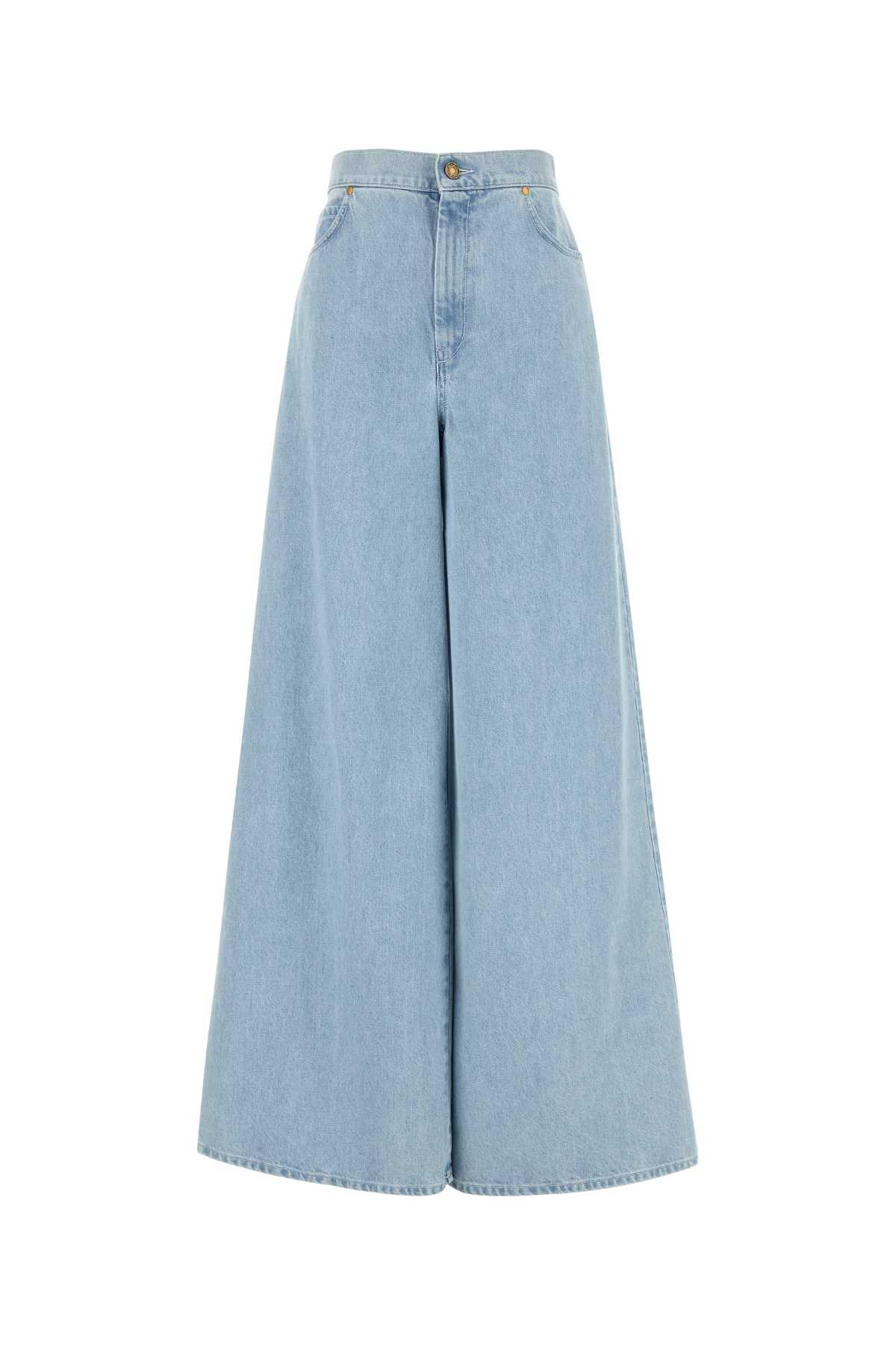 max mara denim affari wide-leg jeans