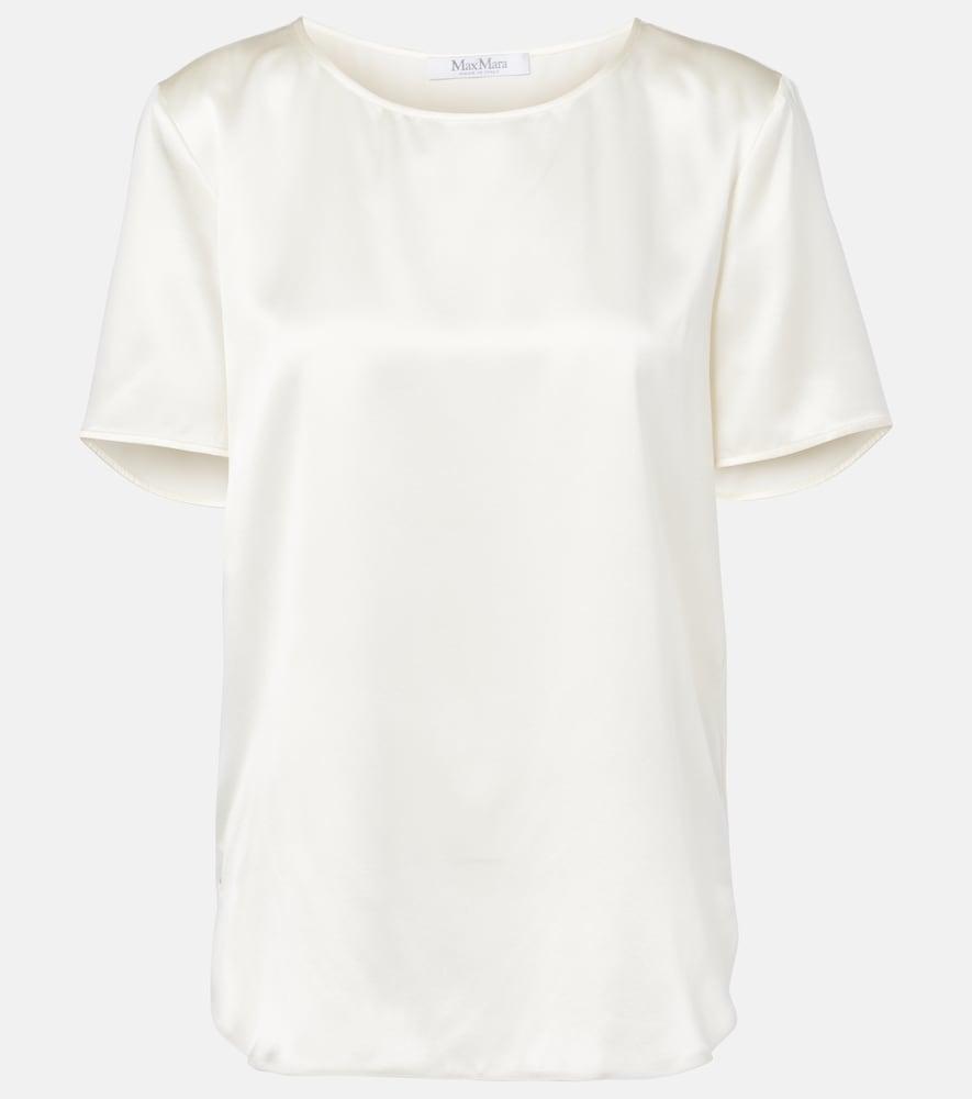 max mara dida silk satin t