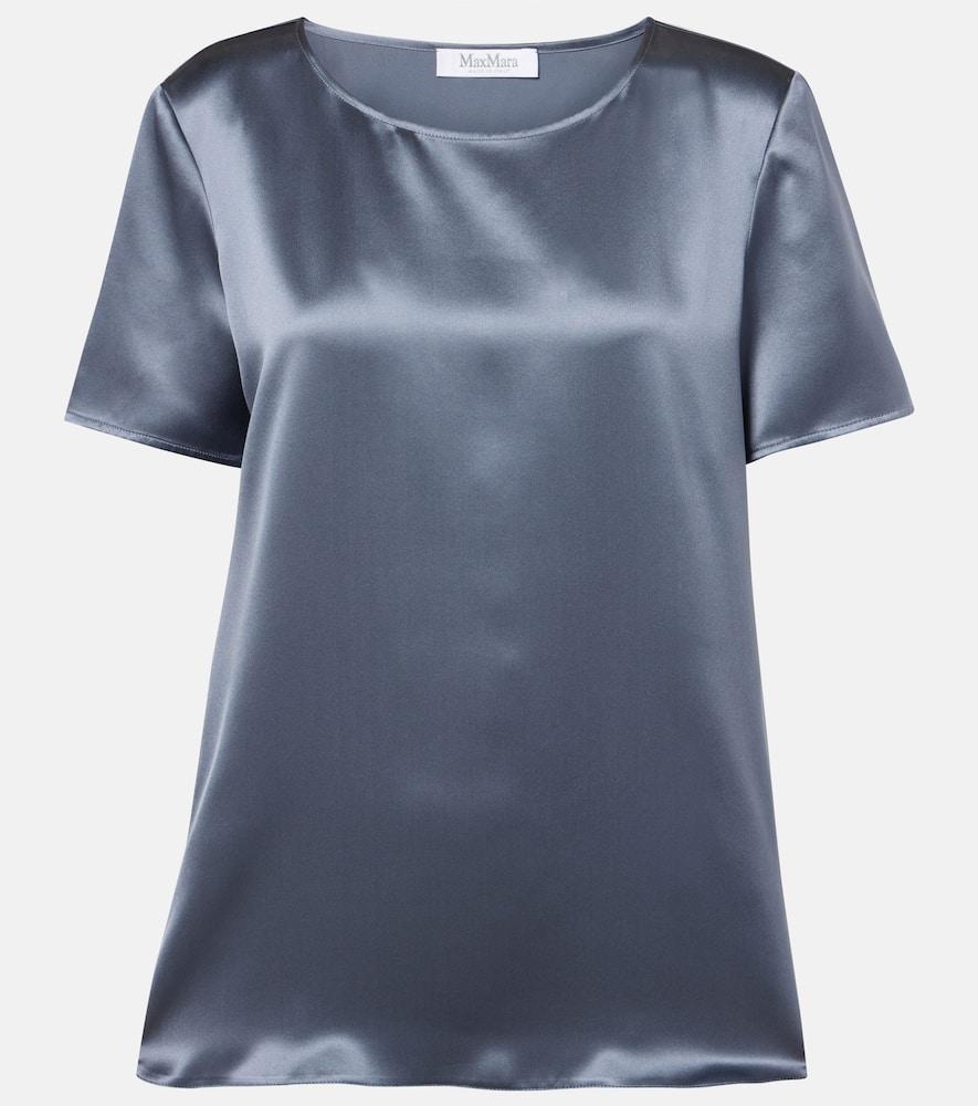 max mara dida silk top