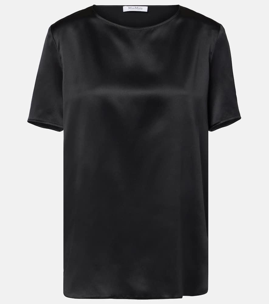 max mara dida silk top