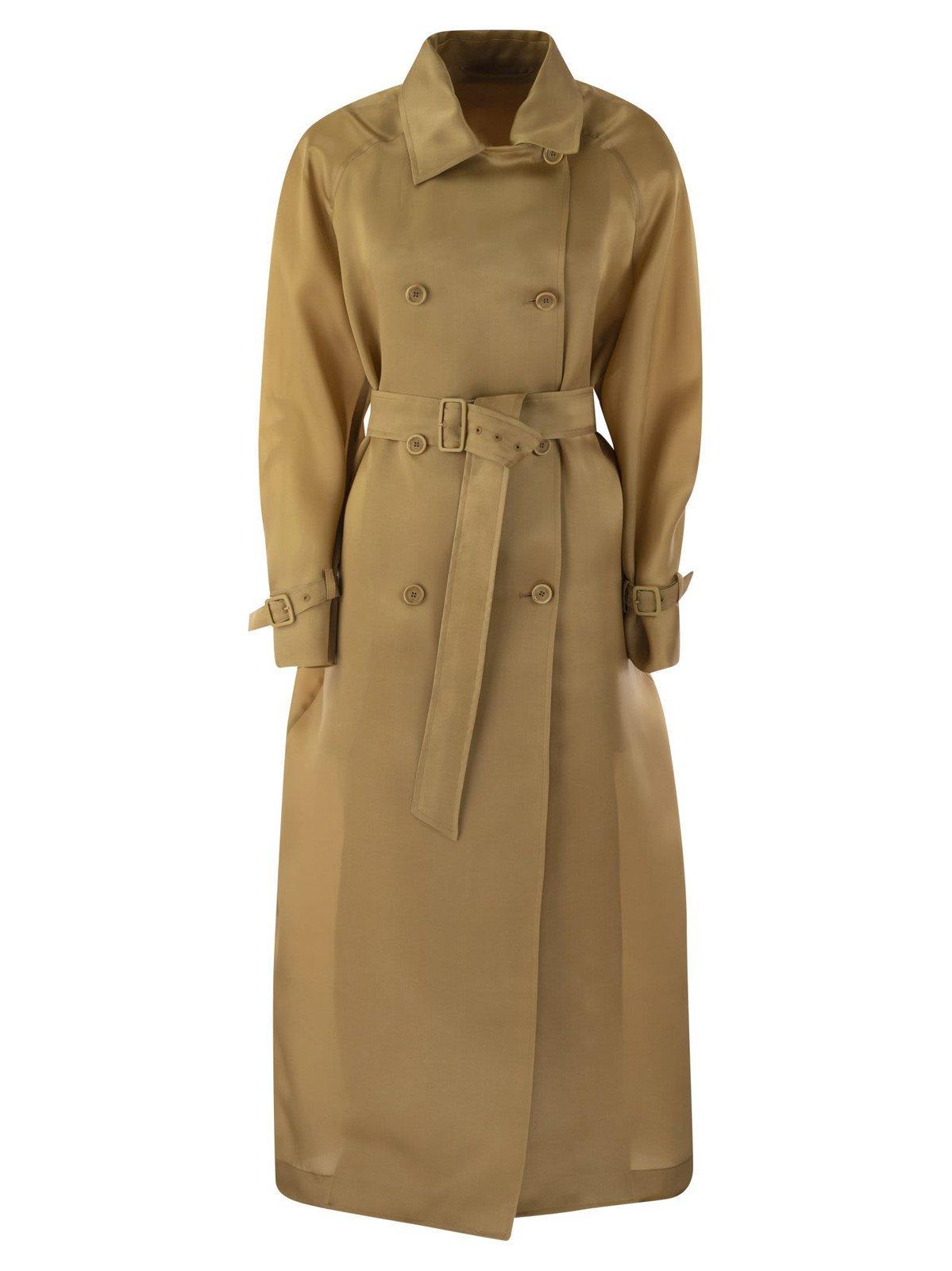 max mara double-breasted belted coat
