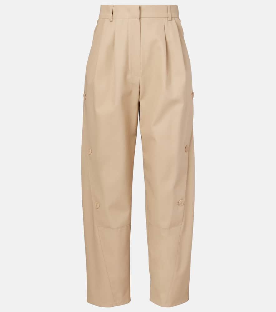 max mara duomo cotton straight pants