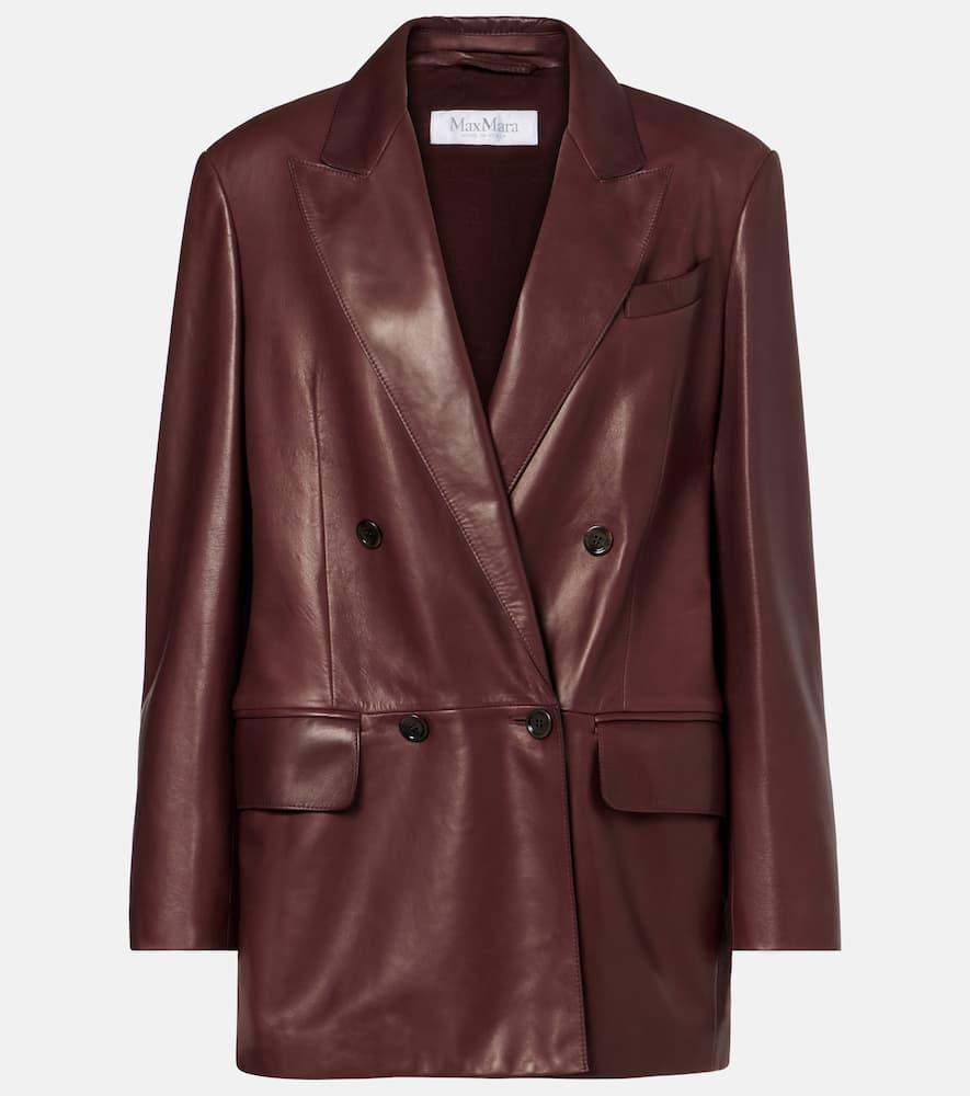 max mara duse leather jacket