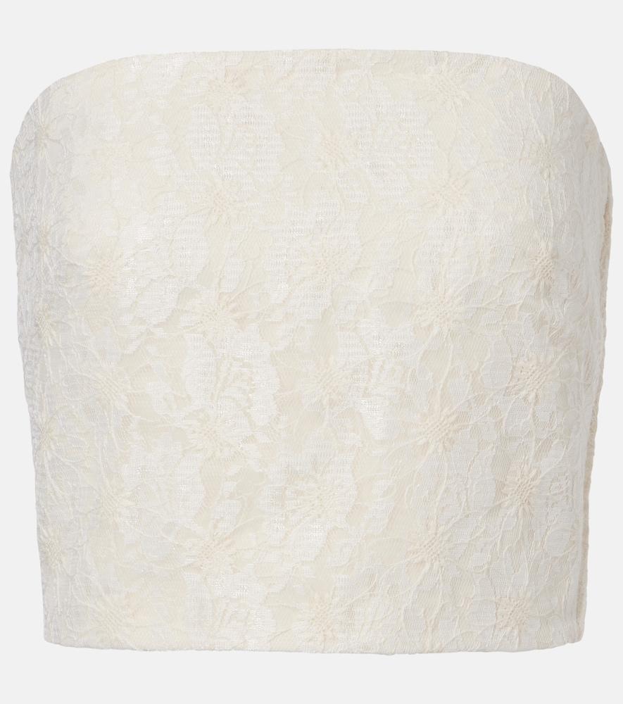 max mara elegante agile floral crop top