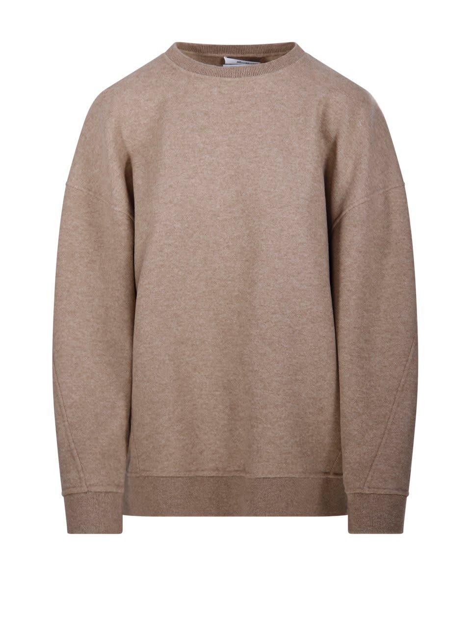 max mara elvira wool jersey sweatshirt