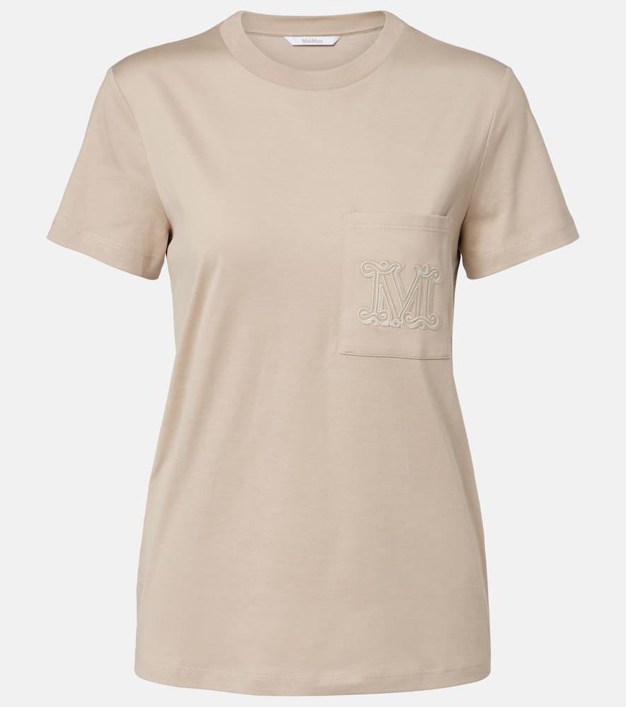 max mara embroidered cotton top