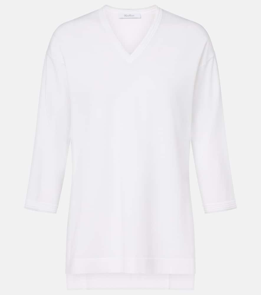 max mara embroidered top