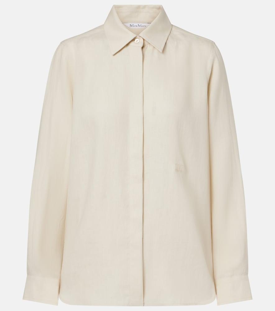 max mara falasco linen shirt