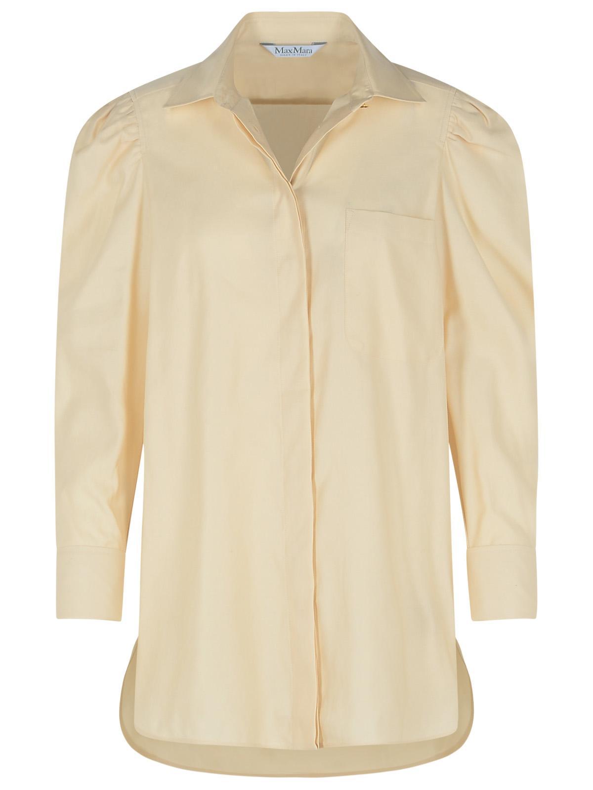 max mara faraday cream cotton shirt