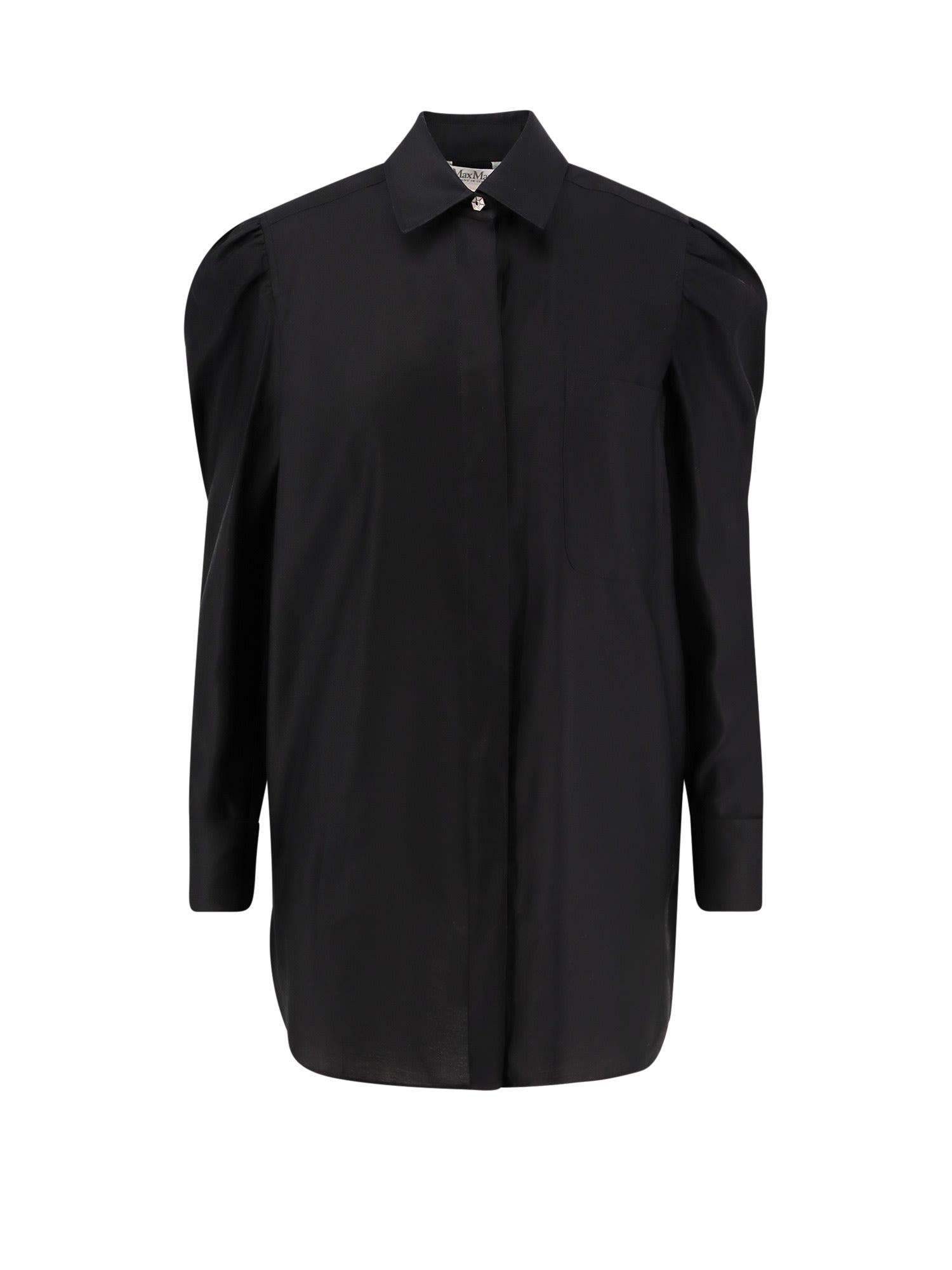 max mara faraday long cotton shirt