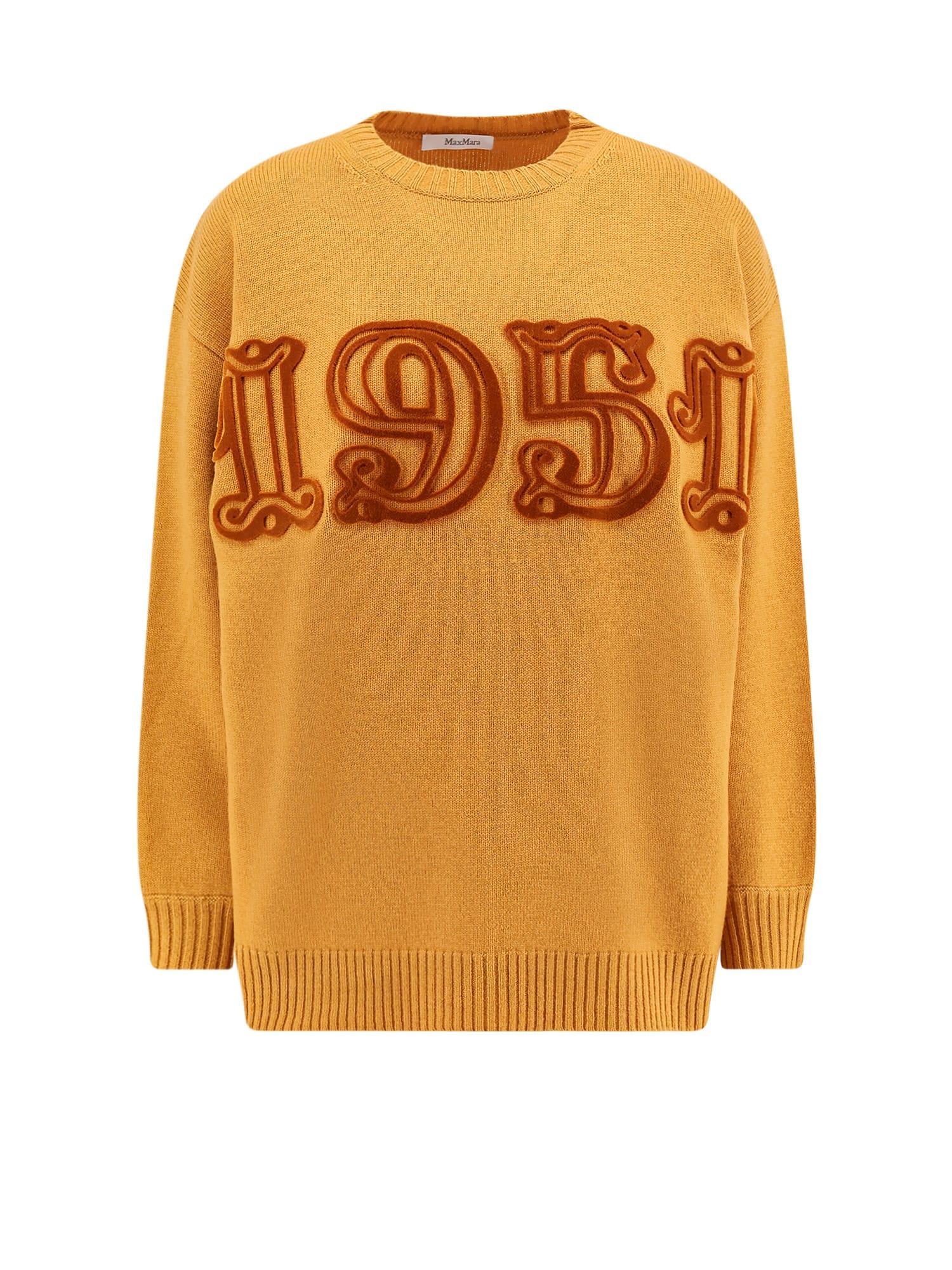 max mara fido brown wool blend t-shirt