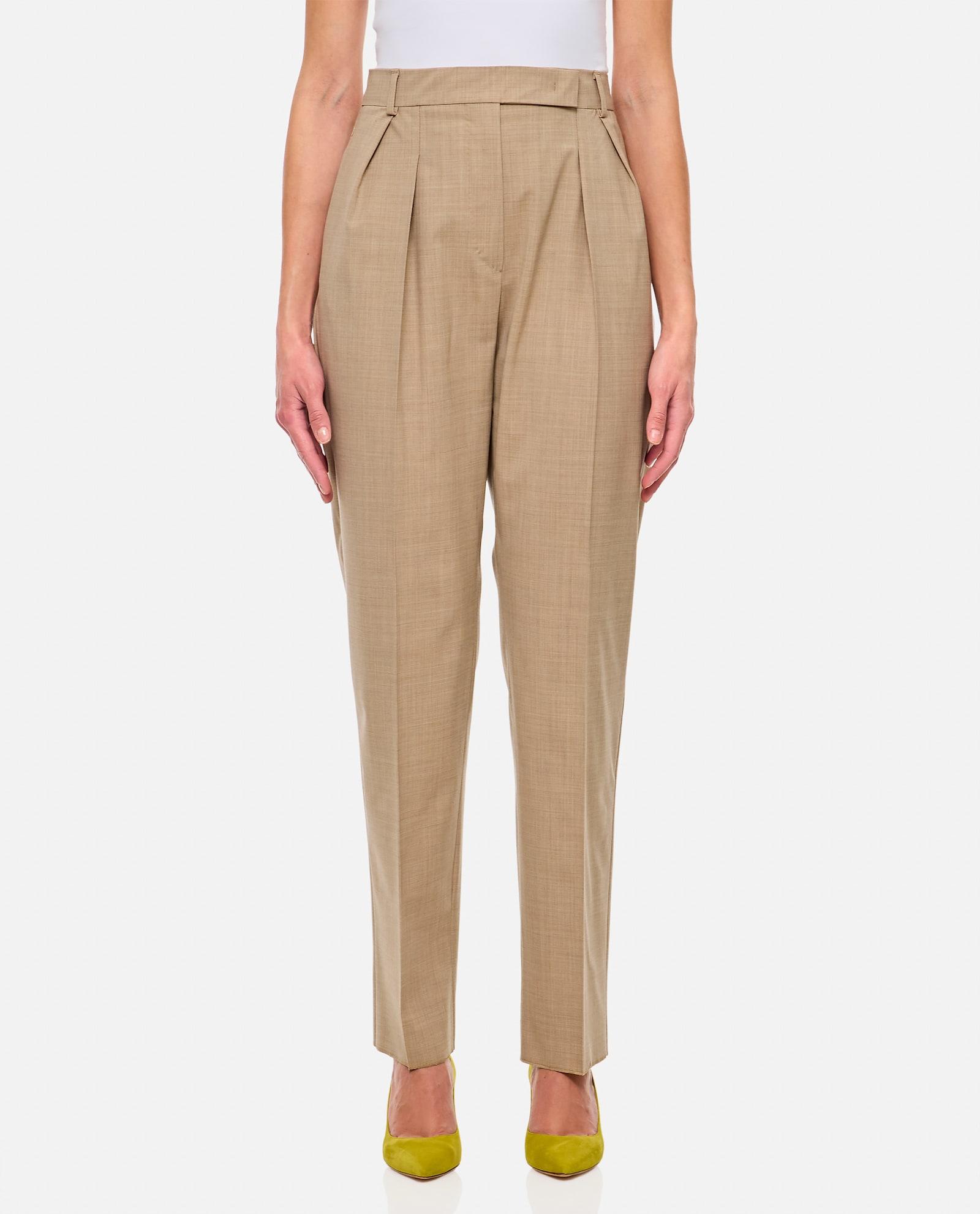 max mara finale high waist trousers with sartorial pinces