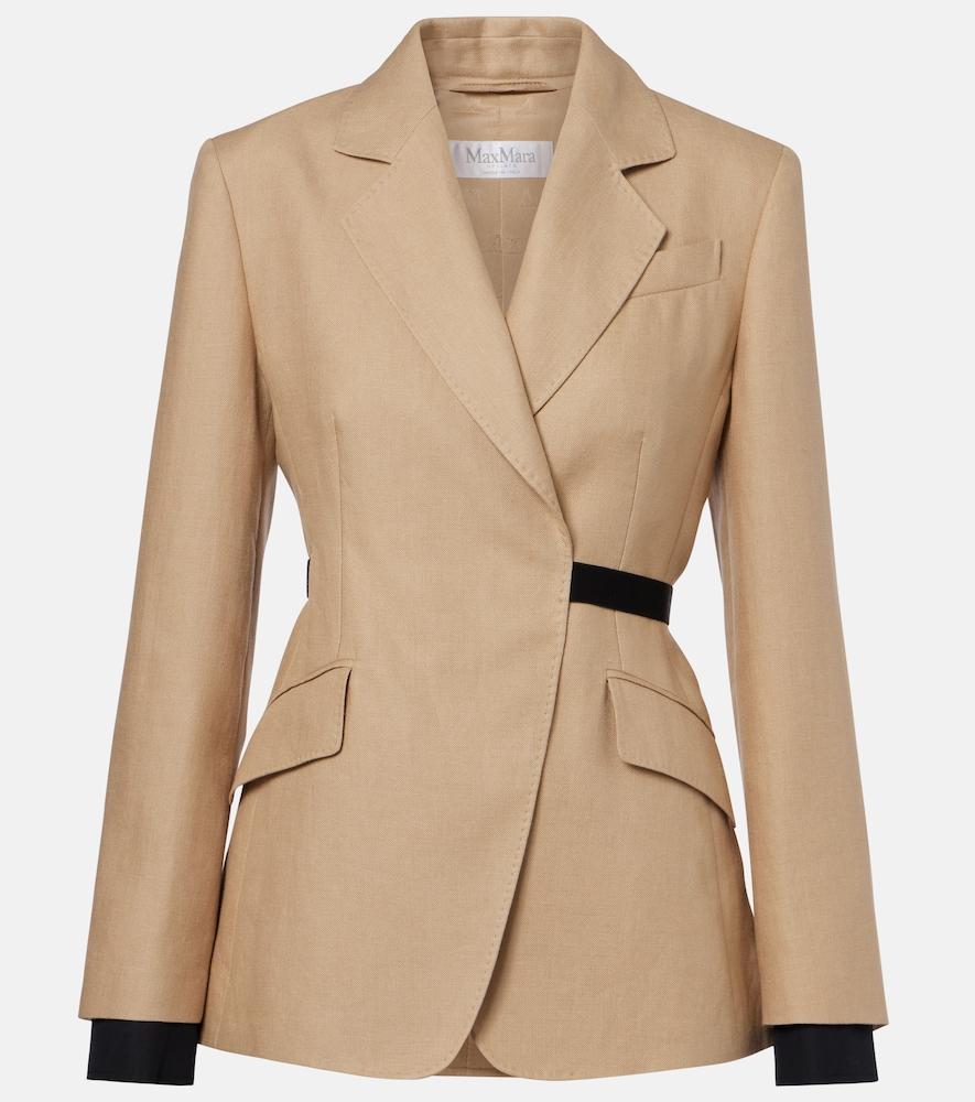 max mara fionda linen blazer