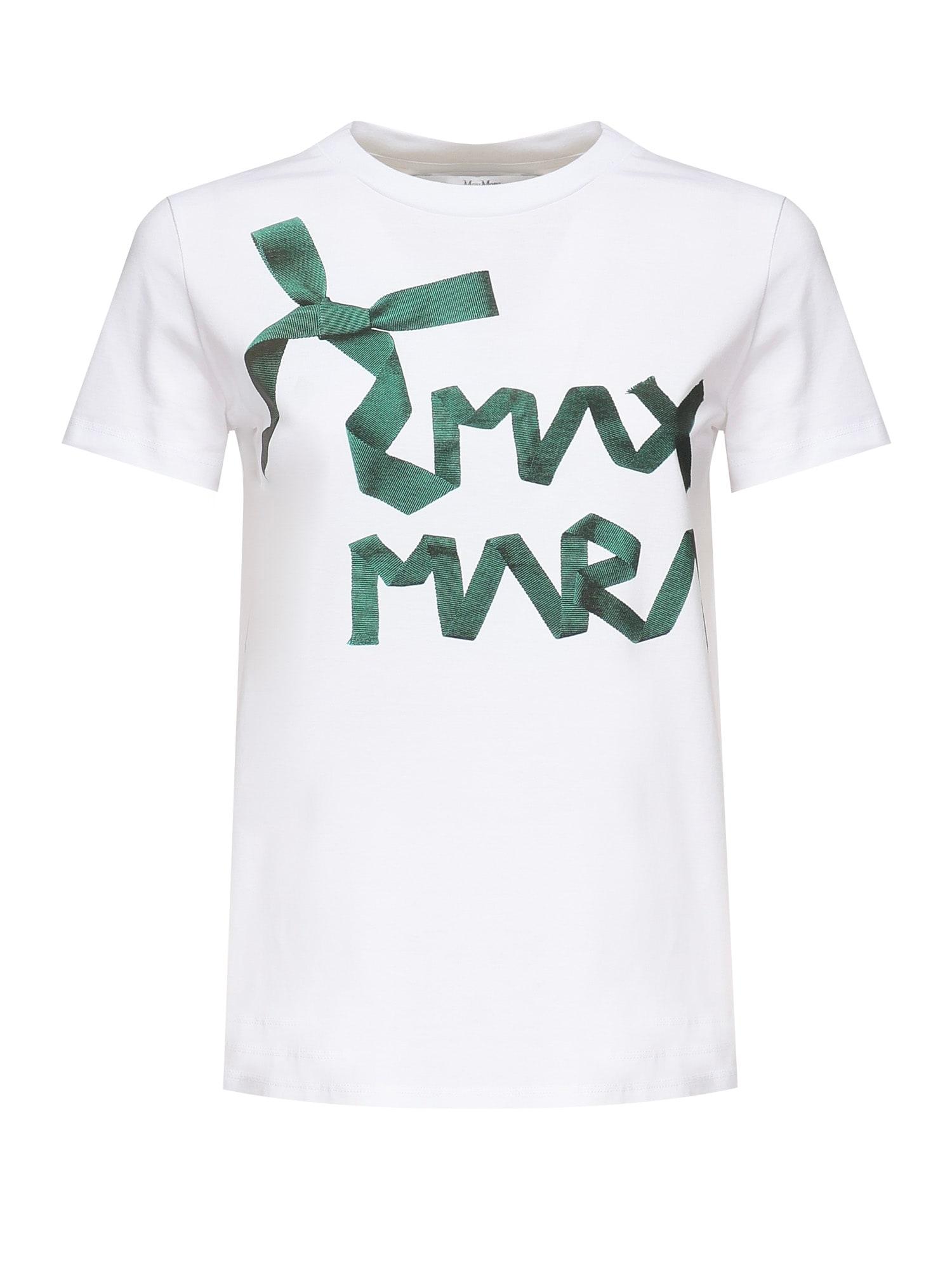 max mara football t-shirt with logo