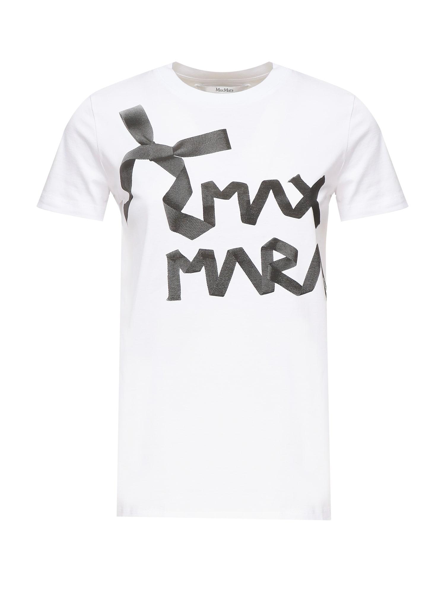 max mara football t-shirt with logo