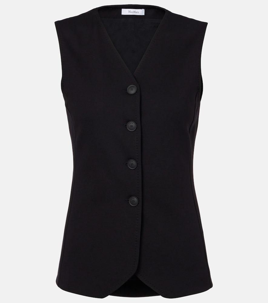 max mara fornovo jersey vest