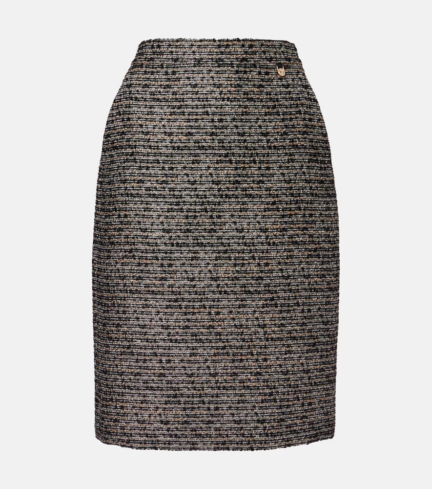 max mara fumetto tweed midi skirt