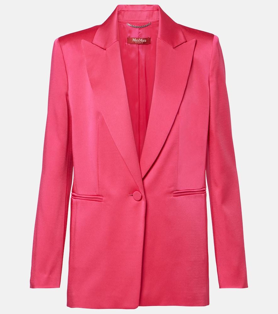 max mara galazia satin blazer