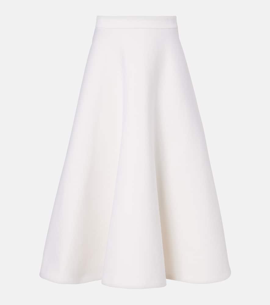max mara gathered midi skirt