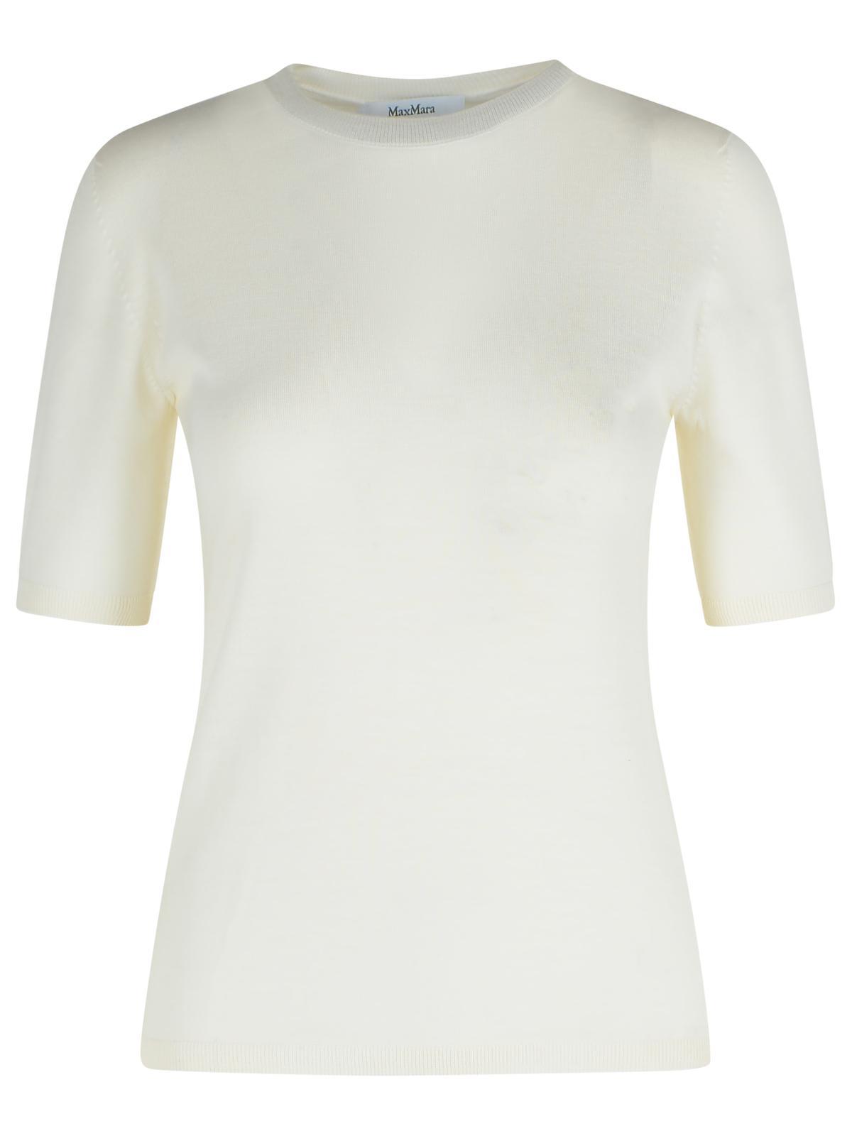 max mara gerico white virgin wool sweater