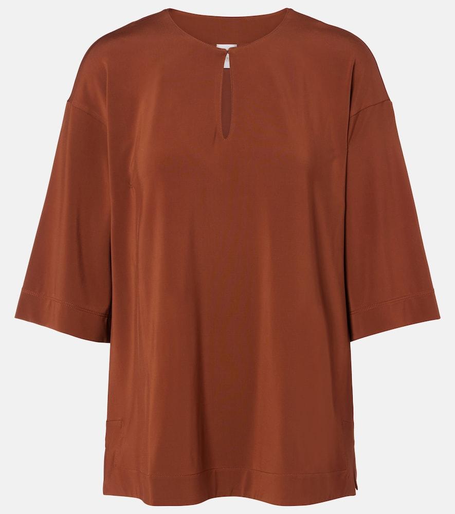 max mara giglio keyhole oversized top