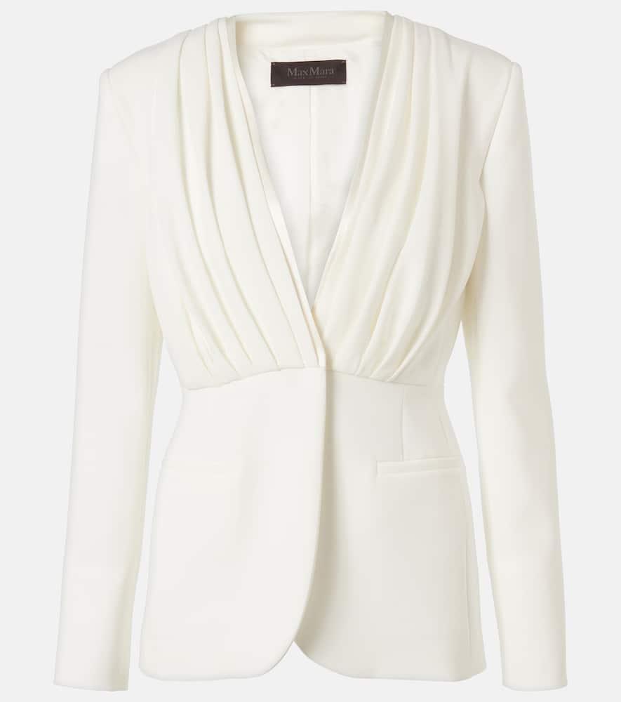 max mara gradi draped crêpe jacket